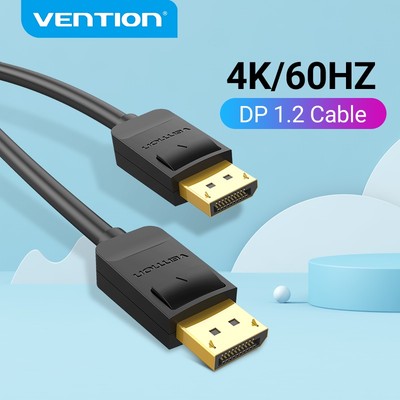 Cáp DP Vention 4K 60Hz DP sang DP 1.2 cho TV HDTV máy chiếu máy tính