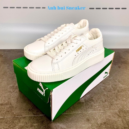 Giày thể thao sneaker nữ trắng 𝐏𝐔𝐌𝐀 ⚡Tặng 1 đôi tất Full Box Bill ⚡ Bản hàng 11 bản trung.