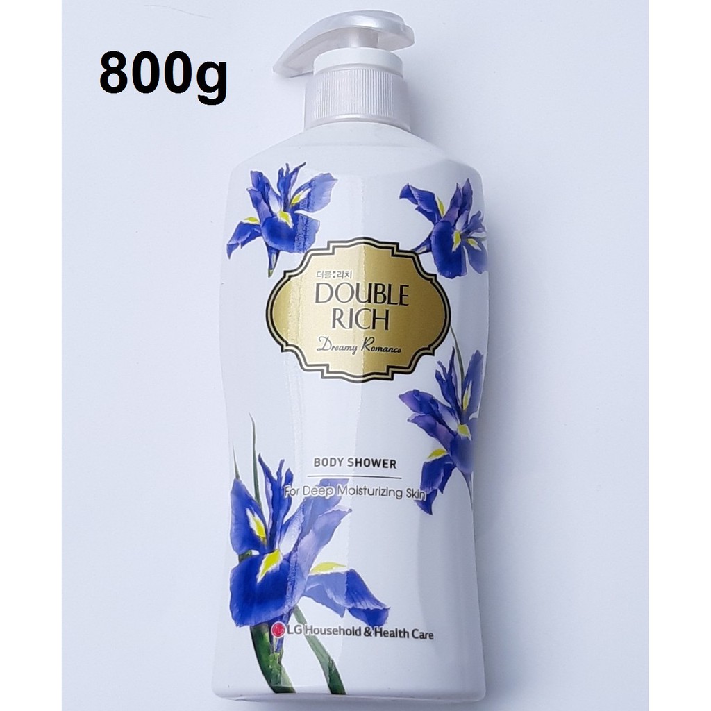 [800g] Sữa tắm DOUBLE RICH Hương hoa Iris  huyền bí DREAMY ROMANCE