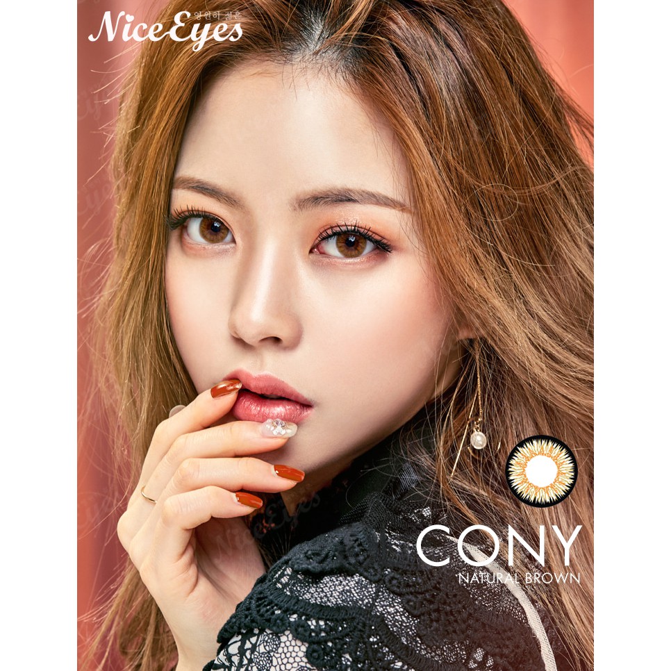 Kính Áp Tròng Cony Brown - Nice Eyes Contact Lens