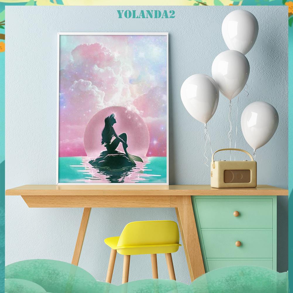 Bộ Tranh Đính Trang Trí Hình Đám Mây 5d Diy