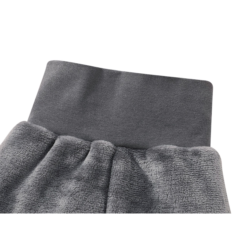 Bộ áo khoác liền quần hai mảnh lót lông cừu dày dặn in hình gấu hoạt hình dễ thương thời trang thu đông cho bé