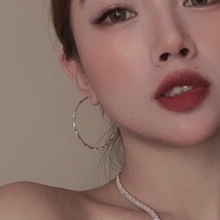 Khuyên Tai bạc dáng tròn