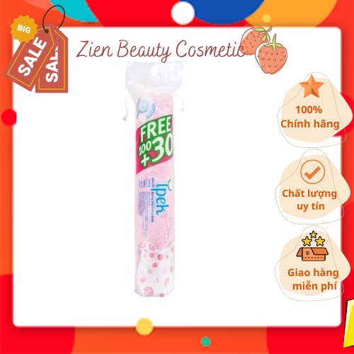 Combo 3 Bông Tẩy Trang Ipek 130 Miếng và Miniso 180 Miếng