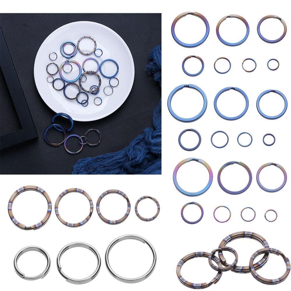 Set 1 / 2 Móc Chìa Khóa Bằng Hợp Kim Titan Tiện Dụng Khi Đi Cắm Trại