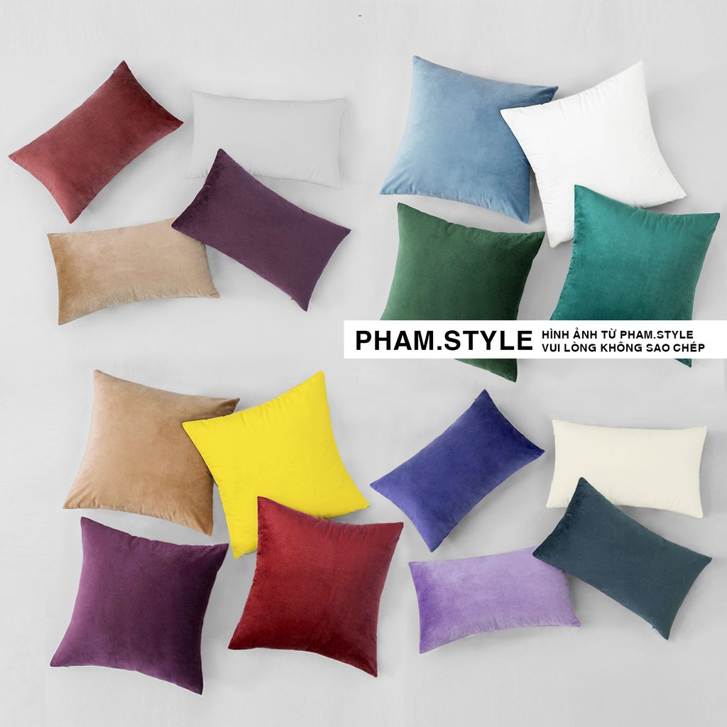 Gối Sofa Trang Trí VELVET