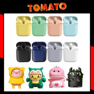 Tai Nghe Bluetooth Không Dây inpods i12 TWS Combo Vỏ ốp lưng Case Airpod Airpods Pro 1 2 IPhone - Phụ Kiện Tomato