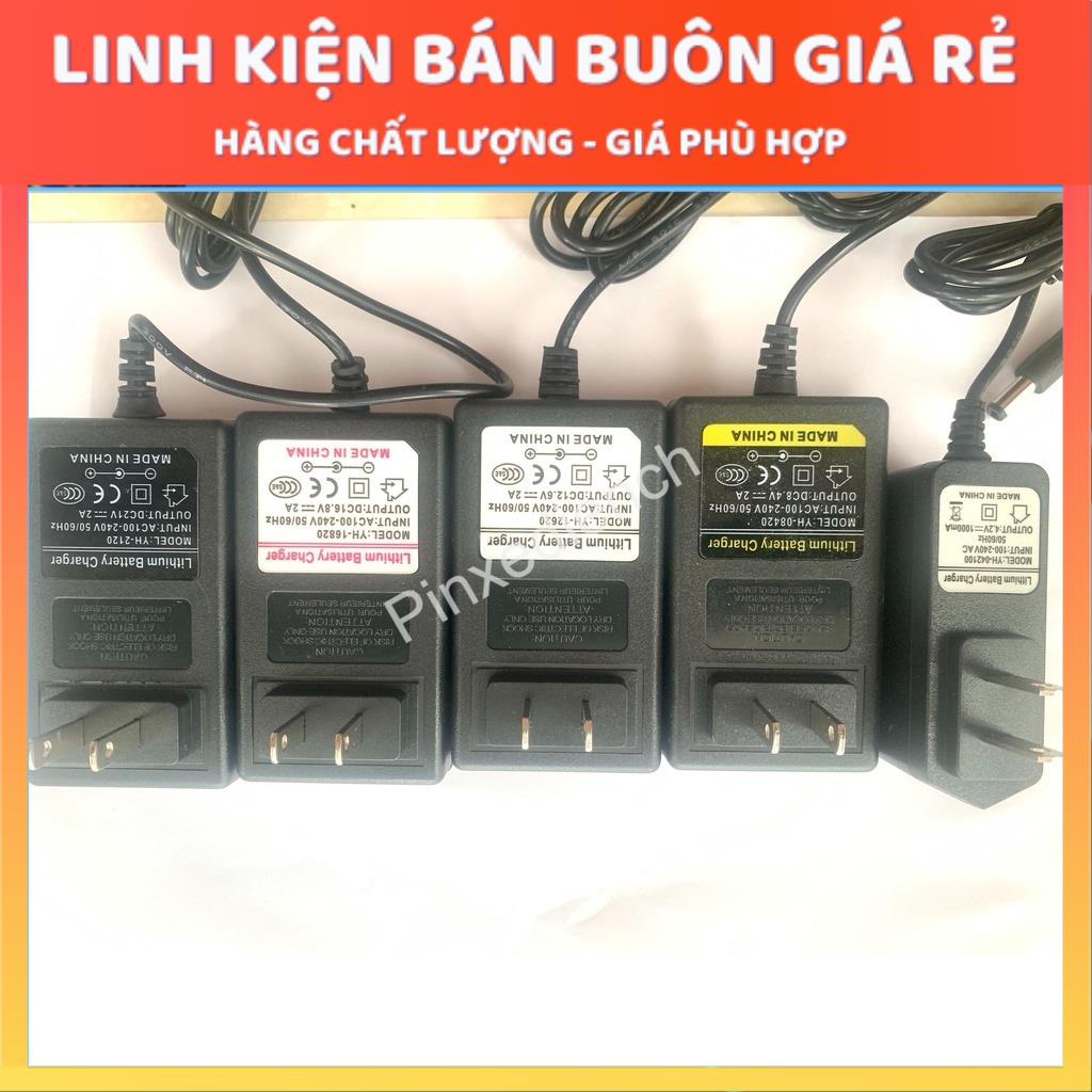 Sạc Pin 1S 2S 3S 4S 5S 2A , chuyên sạc pin Li-ion 18V, có đèn báo đầy