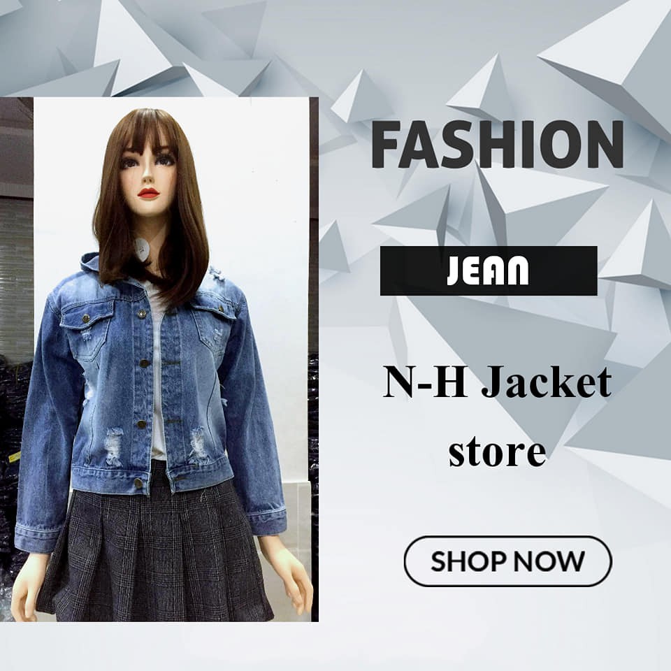 Áo khoác jean nón nữ (N01)