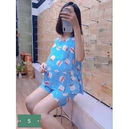 Bộ lanh 2 tầng mặc bầu, sau sinh, cực mát nhiều màu sắc