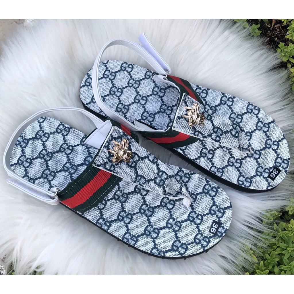 sandal đồng nai ( sandal nam nữ ) đế xanh gg quai cùng màu ,size từ 34 đến 42 khác size ib chọn thêm