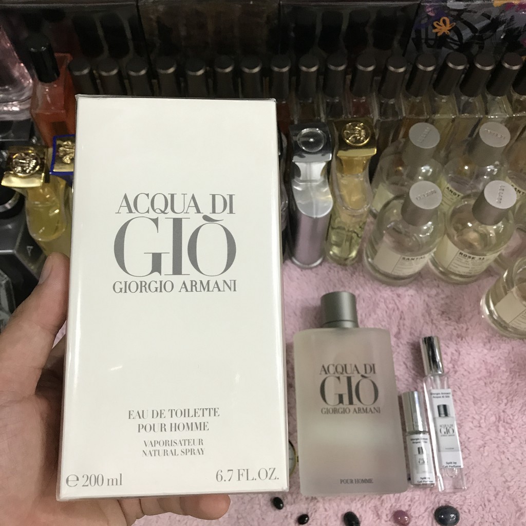 Nước Hoa Nam Armani Acqua Di Gio [Mẫu Thử] Tinh Dầu Nam Đẳng Cấp Sang Trọng