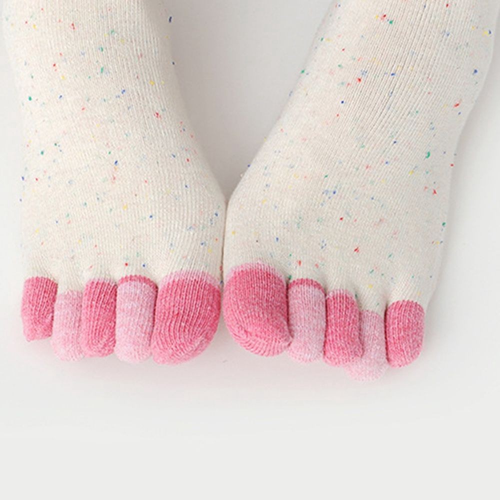 Vớ cổ cao thiết kế 5 ngón chân màu sắc ngọt ngào dễ thương cho nữ