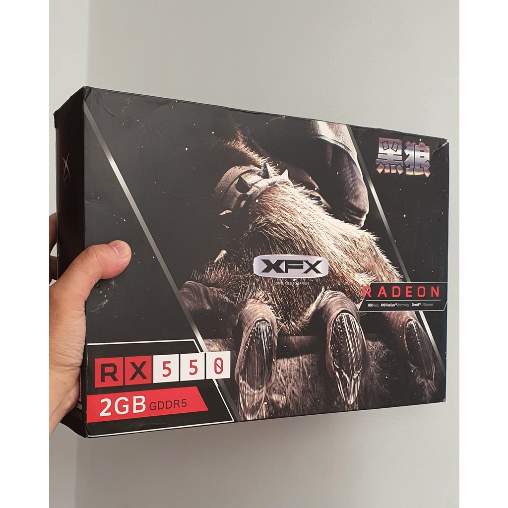 Card Màn Hình XFX RX 550 2GB GDDR5 - Fullbox Like new