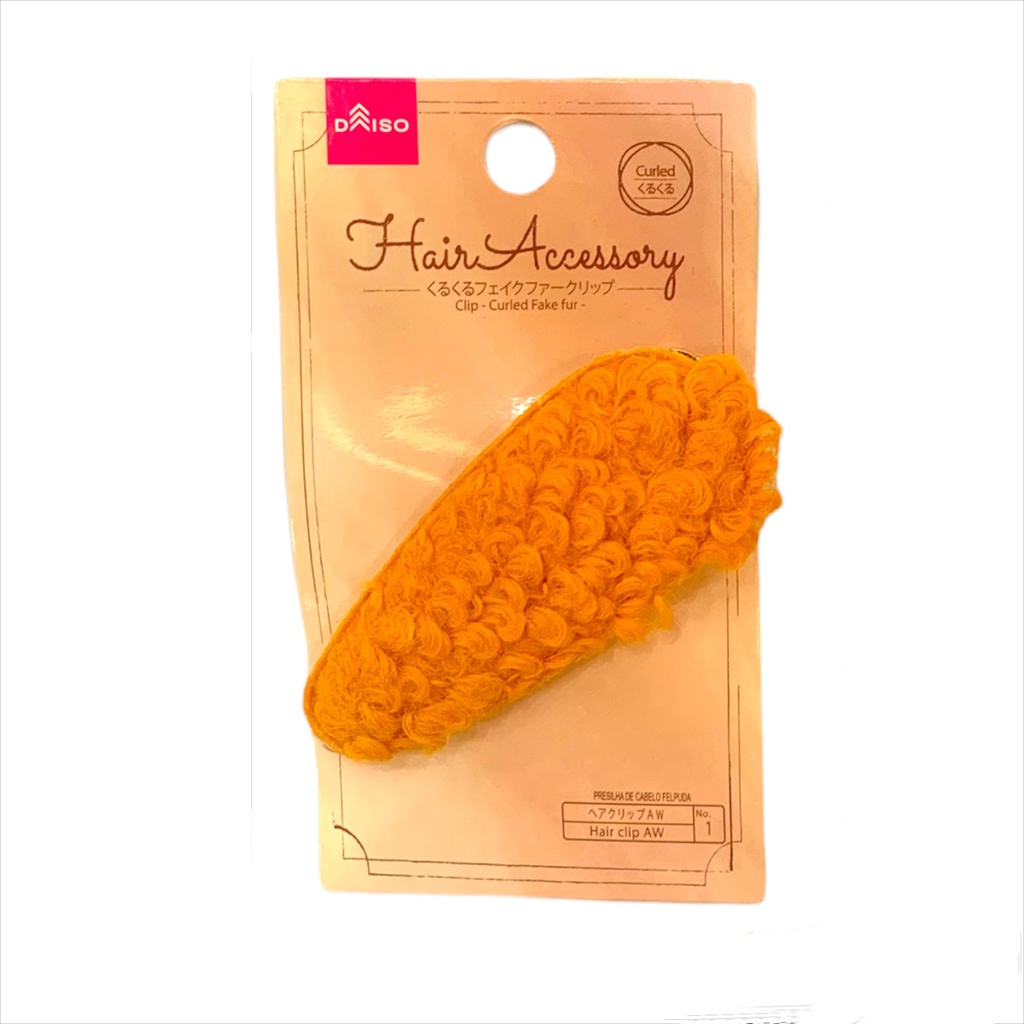 Daiso Kẹp tóc hình tóc xoắn giả số 1