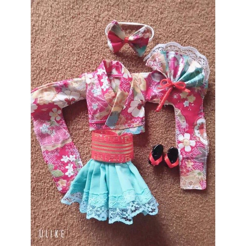 sét kimono Nhật Bản búp bê barbie xinyi blyther muse fr blyther