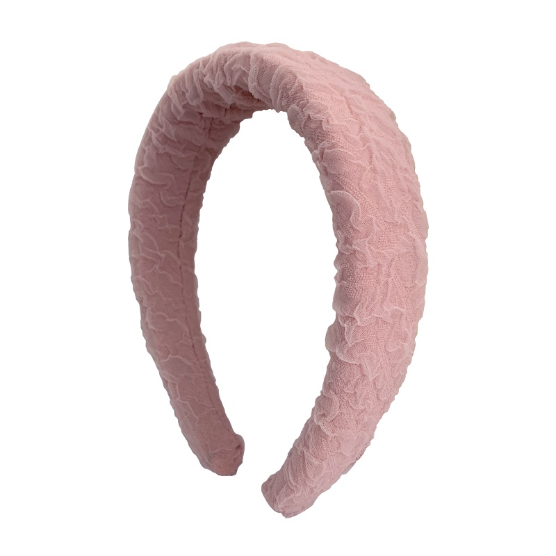 Băng Đô Cài Tóc Phối Ren Màu Sắc Ngọt Ngào Phong Cách Hàn Quốc Thời Trang Cho Nữ