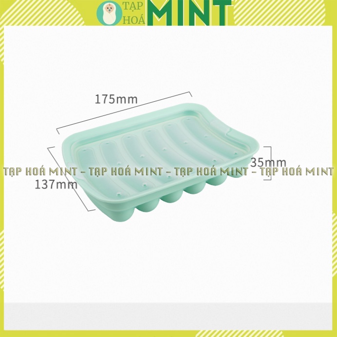 Khuôn silicone làm xúc xích có nắp cho bé ăn dặm - Tạp hóa mint