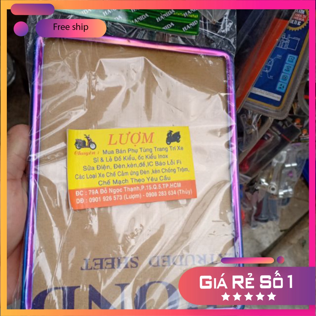 HCM- Uyên bộ combo me ca khung biển số cho các dòng xe giá hủy nhiệt ĐỒ CHƠI XE MÁY GIÁ SỈ