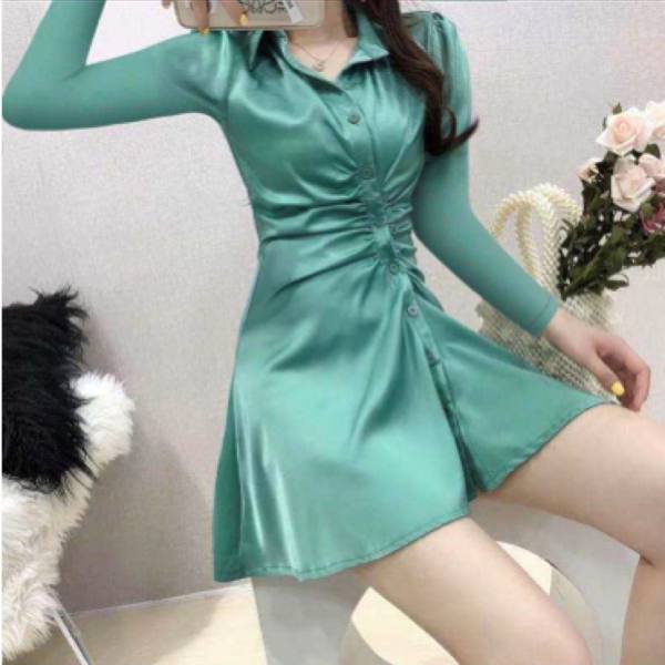 Đầm Chữ A Dáng Ôm Thời Trang Mùa Hè Hàn Quốc Dành Cho Nữ