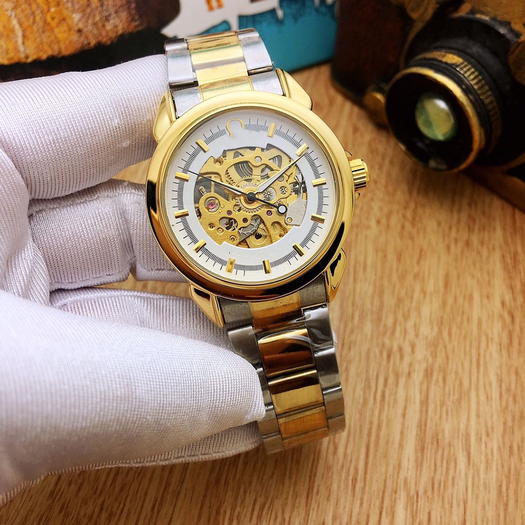 Đồng hồ nam OMG máy cơ automatic cao cấp - Mặt tròn 42mm - Bảo hành 12 tháng