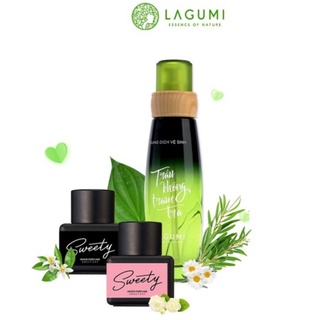 Dung dịch vệ sinh phụ nữ Lagumi 100ml / Nước hoa vùng kín Lagumi 5ml - Sweet Day / Sexy Night - Việt Nam