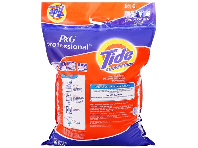 Bột Giặt Tide chuyên dụng 9kg