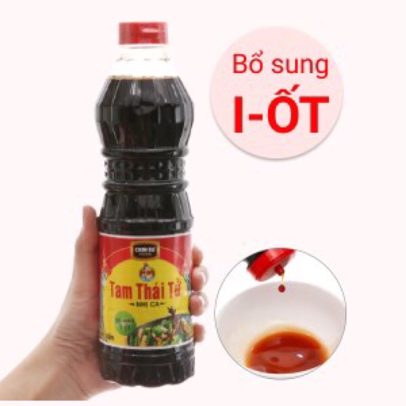Nước tương tam thái tử nhị ca 500ml date mới