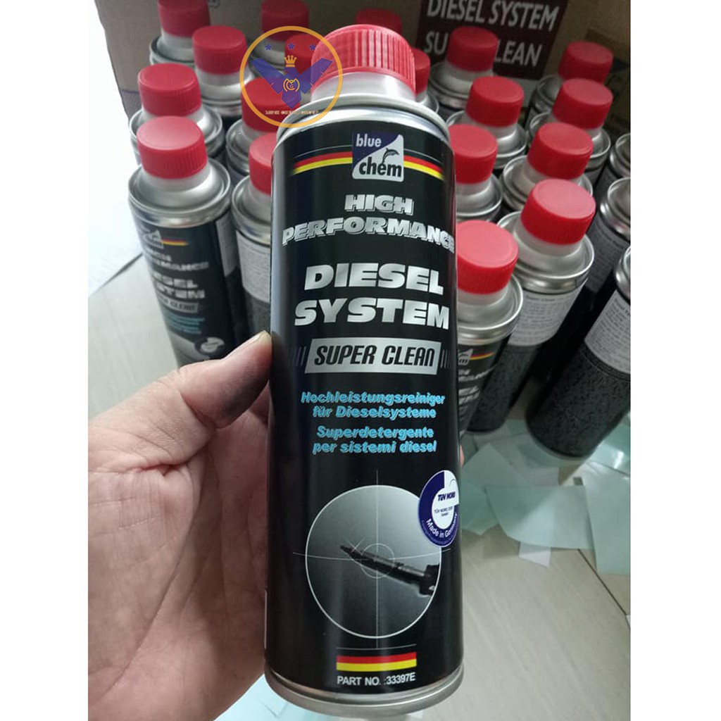 COMBO Súc rửa động cơ + vệ sinh hệ thống máy dầu diezel Bluechem