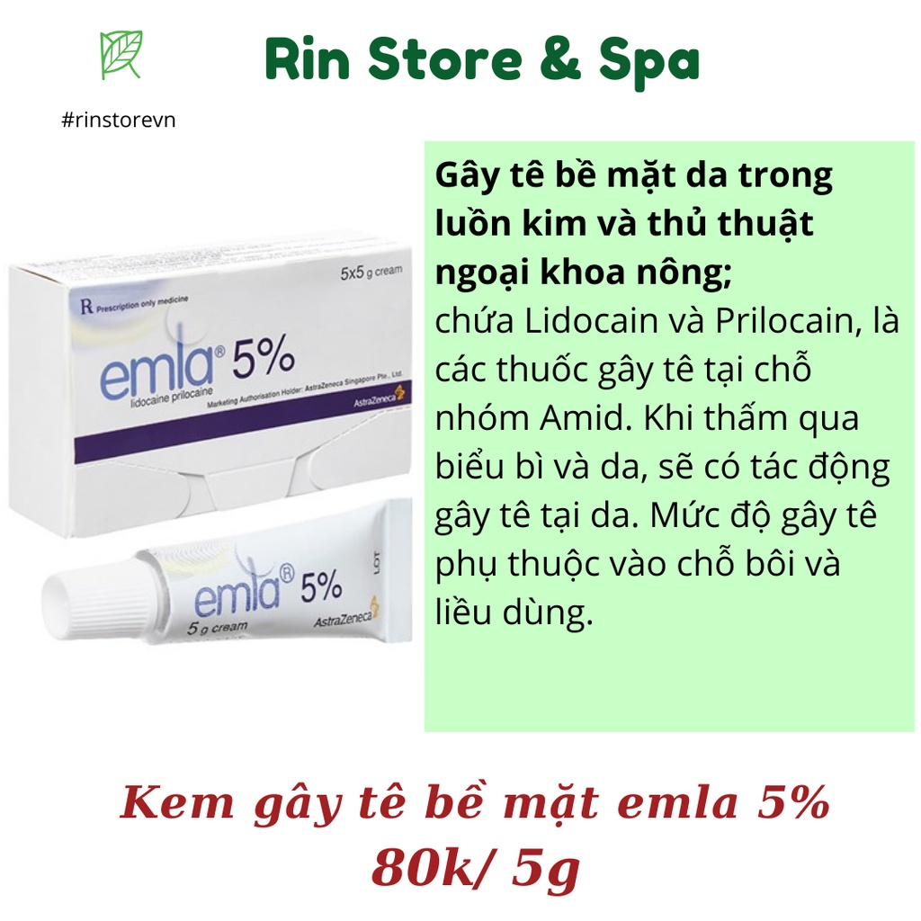 Kem te chuyên dùng trong phun xăm, lăn kim