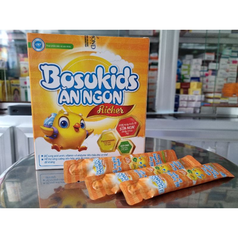 Ăn Ngon BOSUKIDS Richer ( hộp 25 gói )
