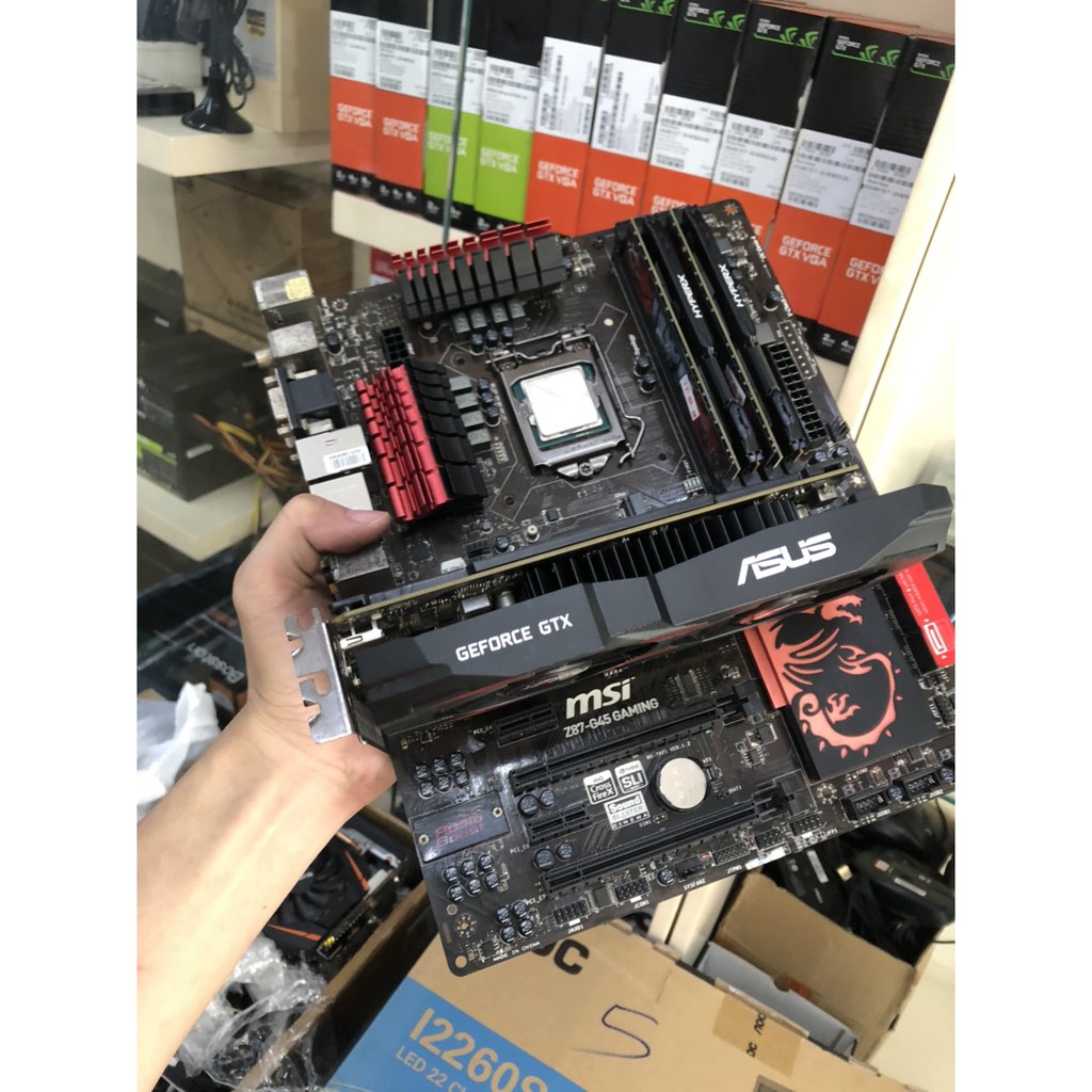 Combo Main Z87 G45 Gaming + CPU E3 1245 V3