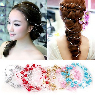 Dây cài hạt tạo kiểu tóc dễ thương