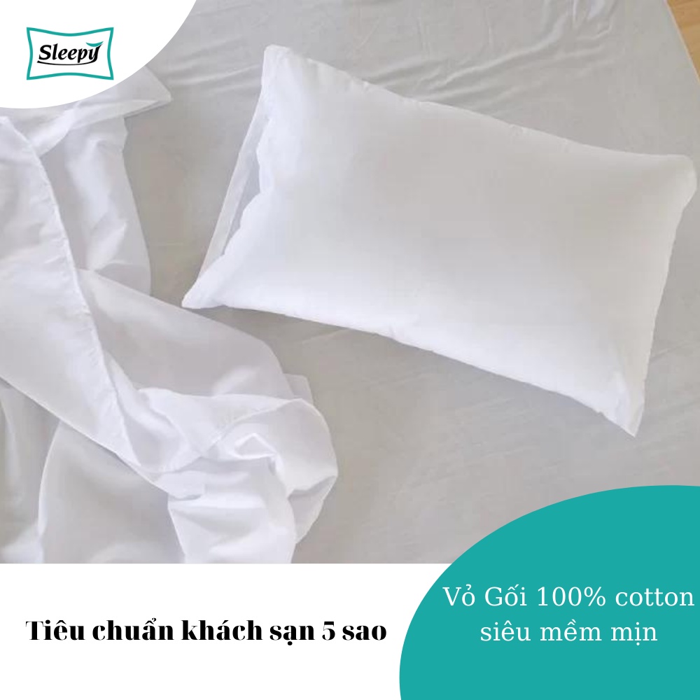 Vỏ Gối Nằm CaoCấp T300 Tiêu Chuẩn Khách Sạn 5 Sao Thương Hiệu SLEEPY - VISINCO | BigBuy360 - bigbuy360.vn