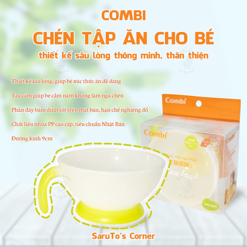 Chén ăn dặm sâu lòng Combi