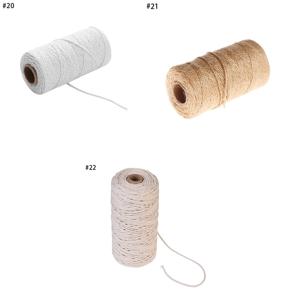 Cuộn Dây Cotton 100m Dùng Trang Trí Diy Mới