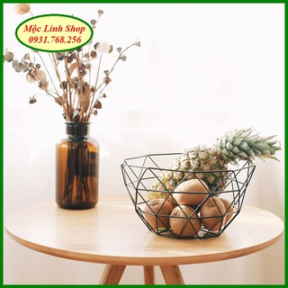Đĩa đựng trái cây Decor ô tam giác 26x8,5