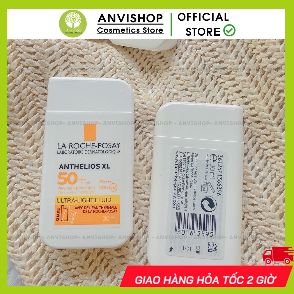 CHỐNG NẮNG LA ROCHE POSAY ANTHELIOS XL ULTRA-LIGHT FLUID 30ML phù hợp mọi loại da &amp; da nhạy cảm