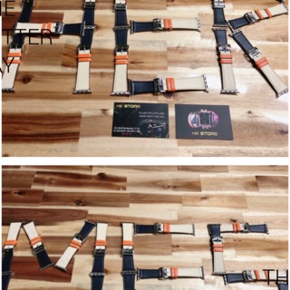 Dây da cao cấp apple watch kiểu dáng hermes