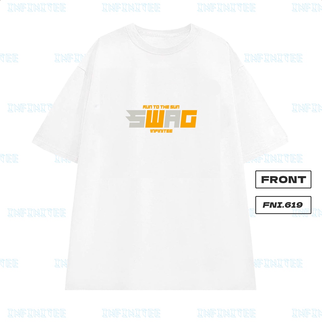 Áo thun INFINITEE Fni0619, Thun 100% Cotton - form rộng Unisex.