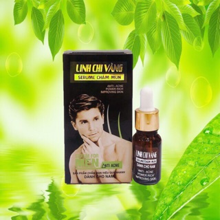 Serum mụn dành cho nam linh chi vàng