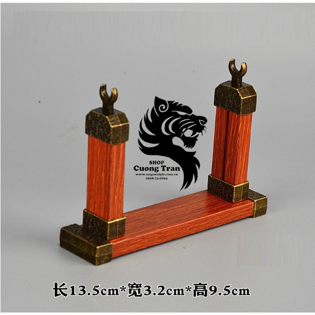 Giá đỡ mô hình móc khóa chất liệu gỗ