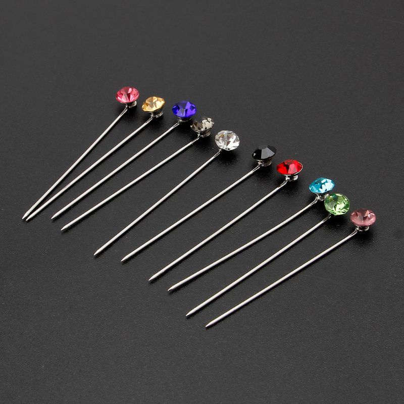 Set 30 Ghim Cài Khăn Choàng Đính Đá Pha Lê Phong Cách Hồi Giáo