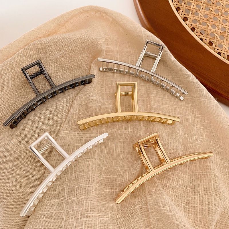 Kẹp Tóc Cá Mập Bằng Kim Loại Phong Cách Hàn Quốc Mới 2022