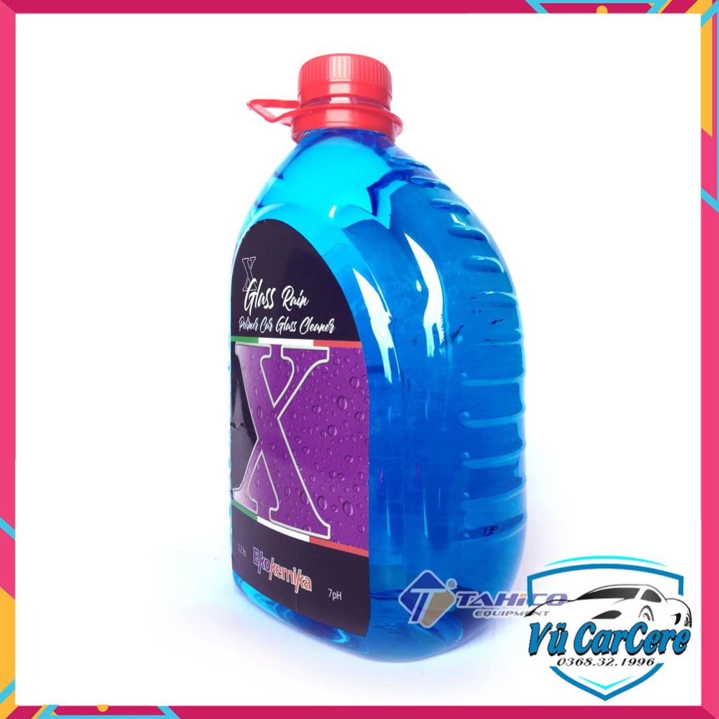 Nước Đổ Kính - Lau Kính Ô tô Xe Máy Hiệu Ứng Lá Sen Ekokemika 3,2L
