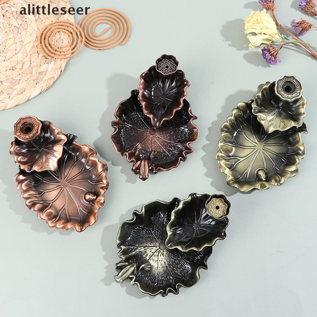 Đế Đốt Trầm Hương Hình Lá Sen Trang Trí Phòng Khách