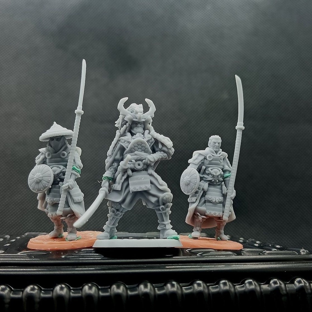 Bộ 9 Cờ Vua Samurai 3D Độc Đáo