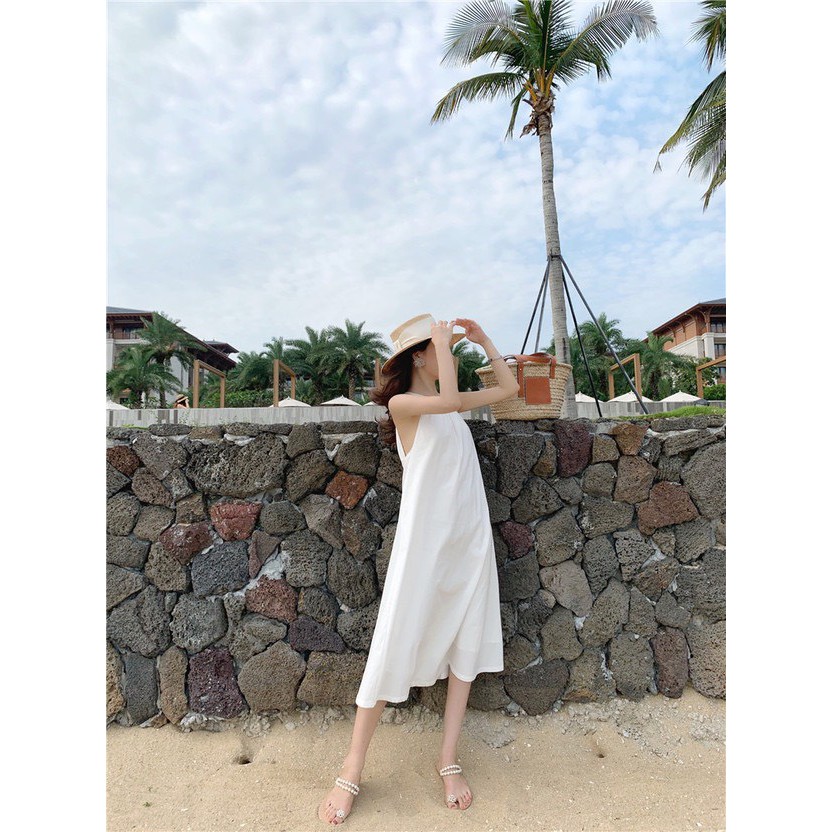 Váy yếm maxi Simbabo | BigBuy360 - bigbuy360.vn