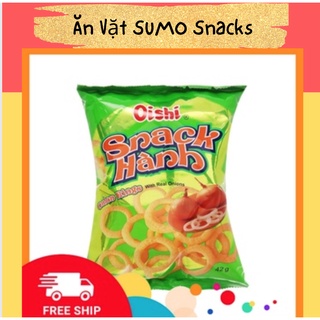 Bim Bim Snack Onion Rings Vị Hành Oishi 35/40g-Ăn Vặt Sumo Snack
