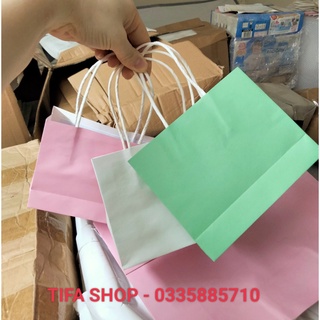 Túi giấy Kraft Nhật 15x12x5cm đựng son, mỹ phẩm mini có sẵn